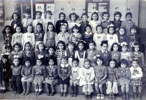 ECOLE LAMORICIERE FILLES 1948 CP MELLE EVESQUE